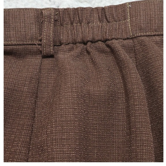 Gianna Italy Brown Maxi Skirt‎ Button Front High Waist A-Line Viscose Vintage - Picture 5 of 13